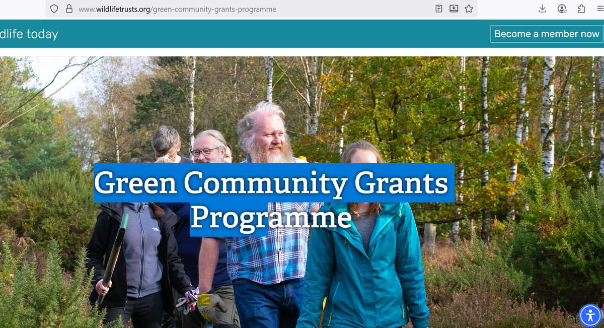 Fund profile: Postcode Trust / Wildlife Trusts Green grants, 8 October Post feature image