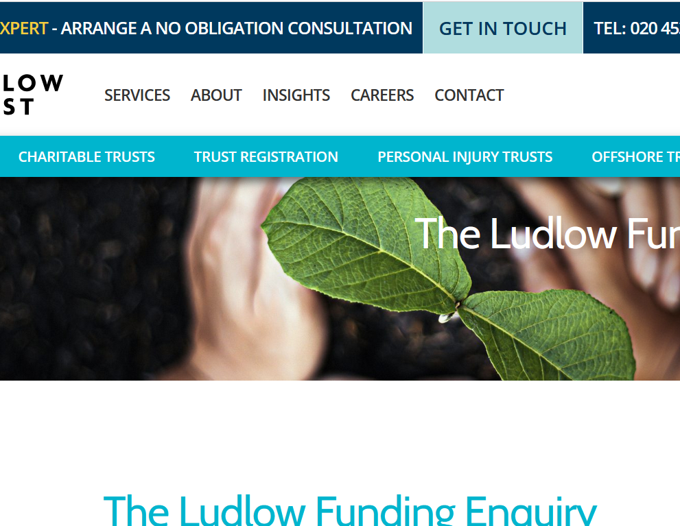 Funder Profile: Ludlow Funding Enquiry Gateway apply to 400+ funds at once Post feature image