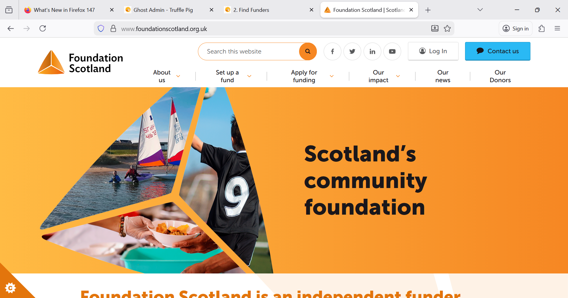 Find Funders Live Week Day 4/5 : a CIC/community group friendly source Post feature image